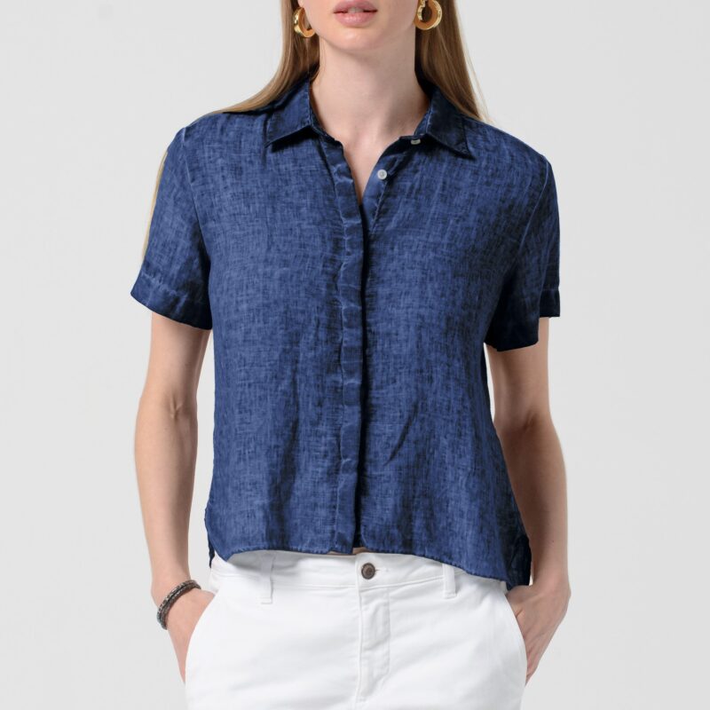 Arcovi Leinenhemd „Nautico“ – Lockeres Sommerhemd aus reinem Leinen