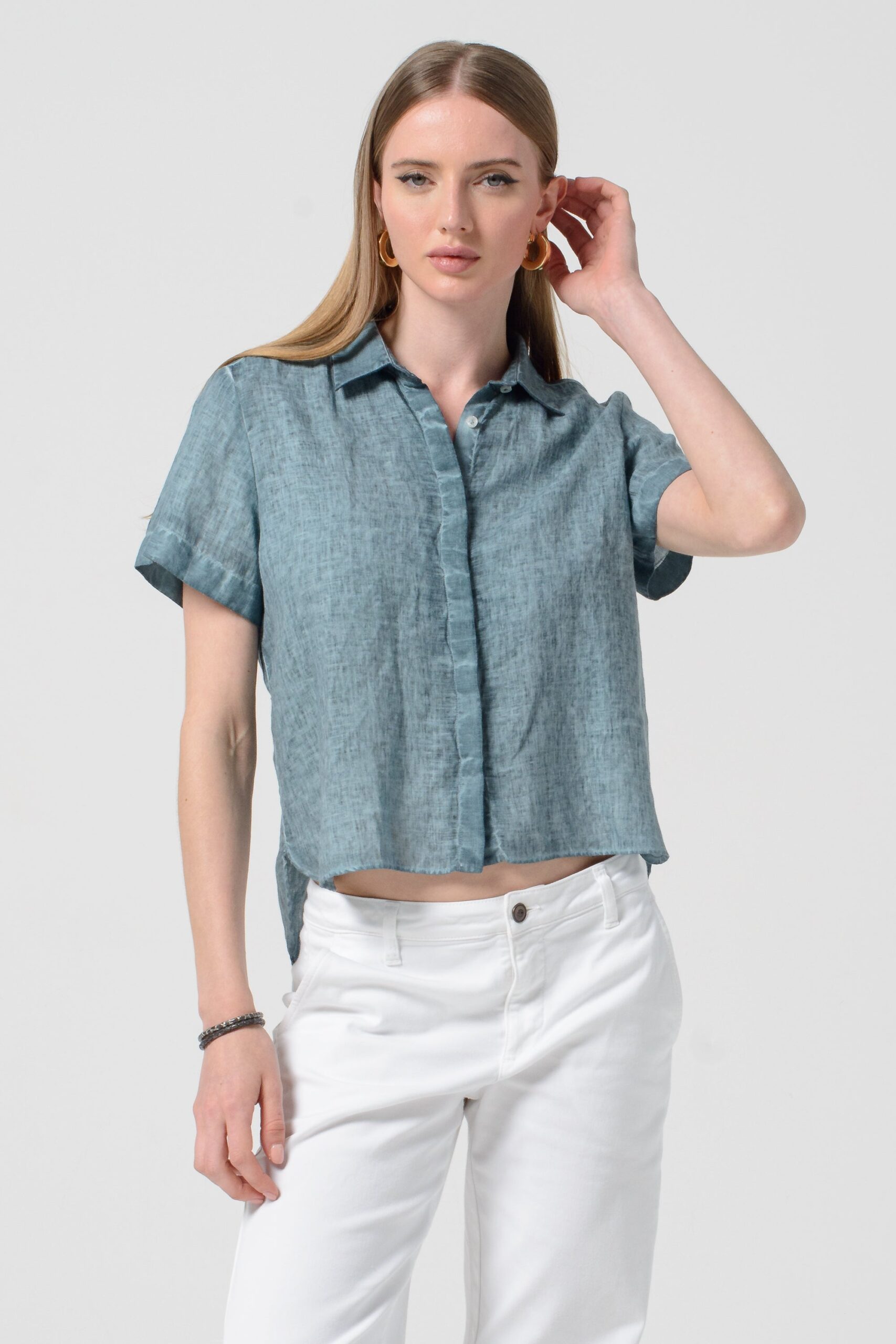 Arcovi Leinenhemd „Marlin“ – Lockeres Sommerhemd aus 100 % Leinen