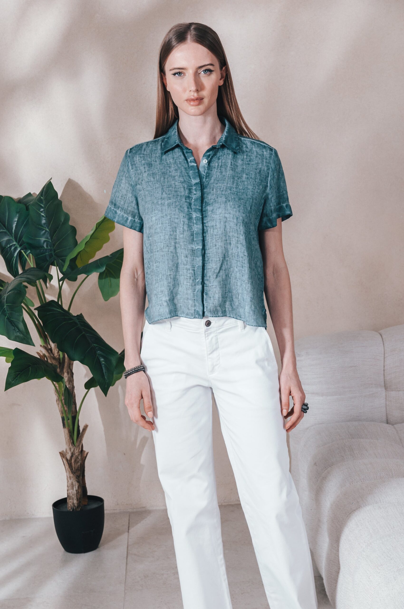 Arcovi Leinenhemd „Marlin“ – Lockeres Sommerhemd aus 100 % Leinen - Image 7