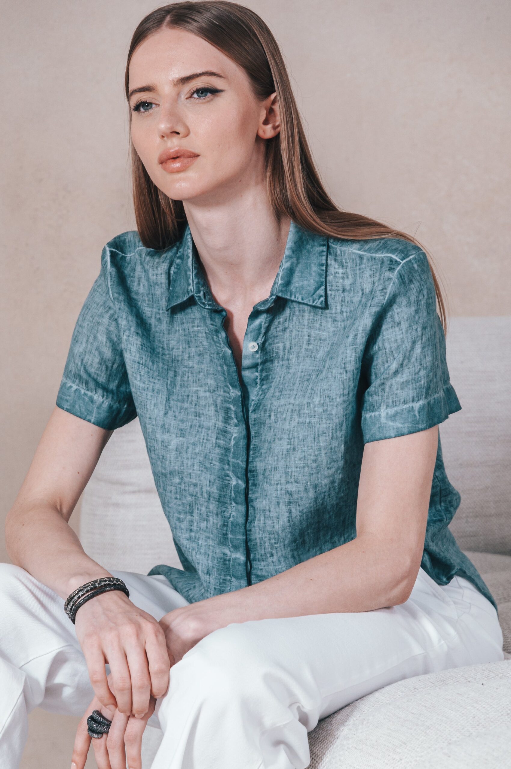 Arcovi Leinenhemd „Marlin“ – Lockeres Sommerhemd aus 100 % Leinen - Image 8