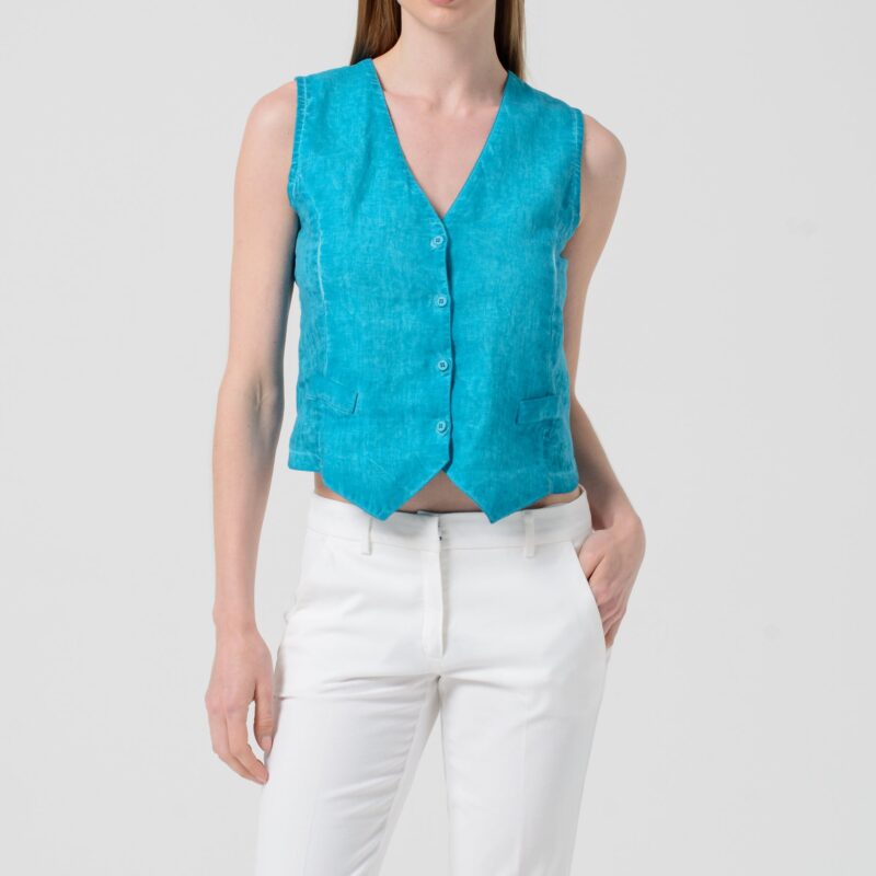 Arcovi Weste „Nettuno“ – Garçonne-Stil für Damen, leicht & zeitlos