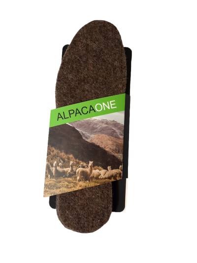 Arcovi Alpaka Filz Einlegesohlen – Weiche Schuheinlagen für Wärme & Komfort