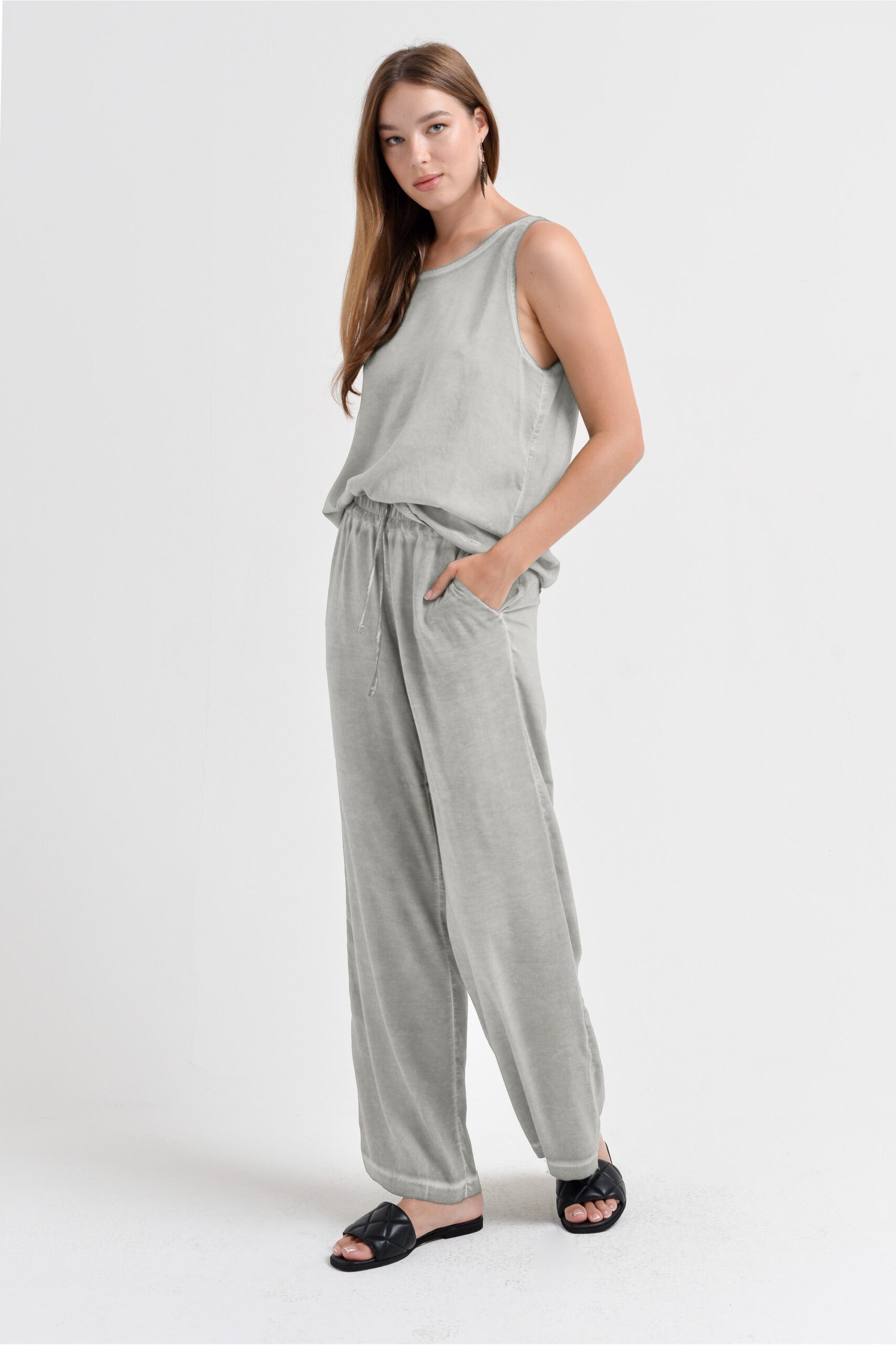 Arcovi Viskosehose „Platino“ – Weite Slacks im fließenden Billow Fit - Image 6