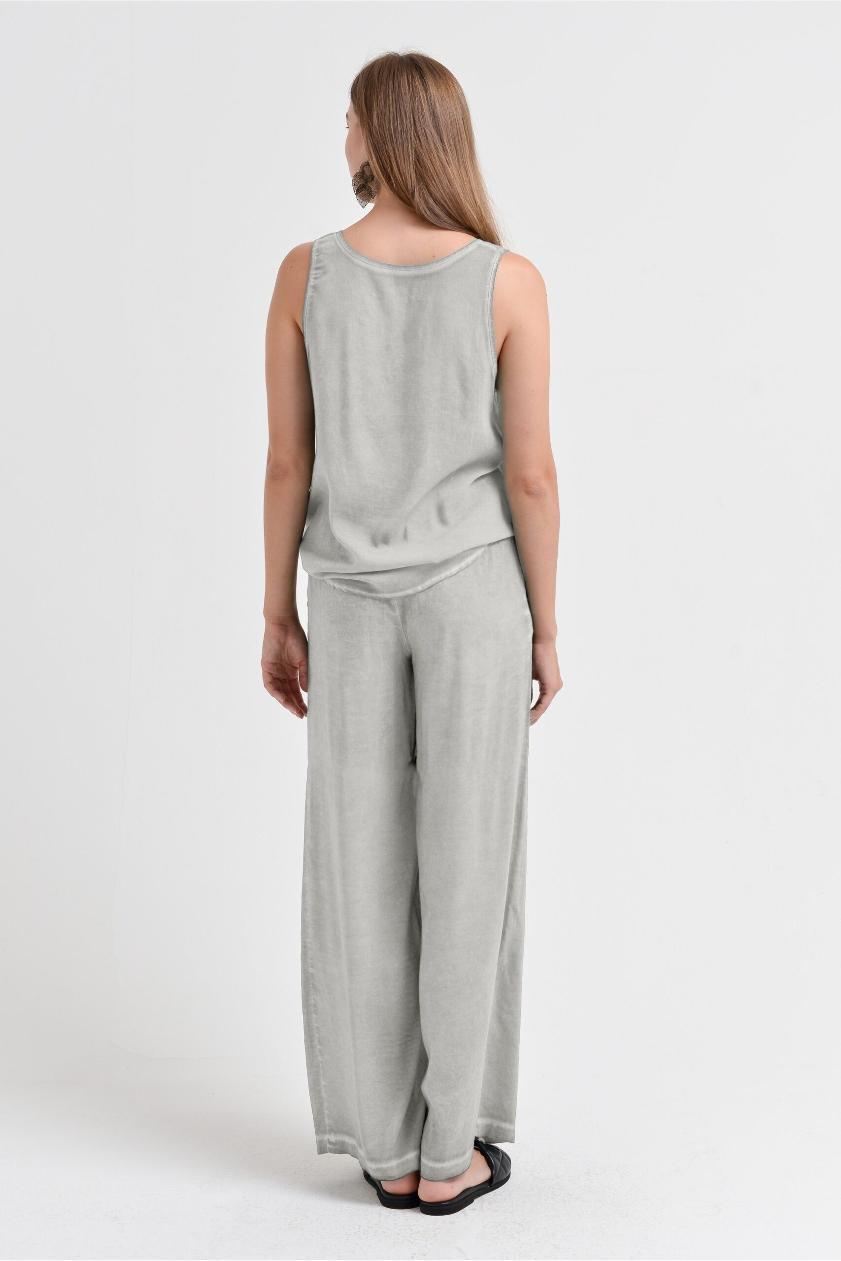 Arcovi Viskosehose „Platino“ – Weite Slacks im fließenden Billow Fit - Image 3